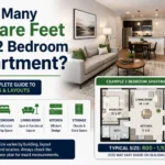 how many square feet is a 2 bedroom apartment