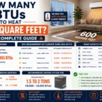 how many BTUs to heat 600 square feet