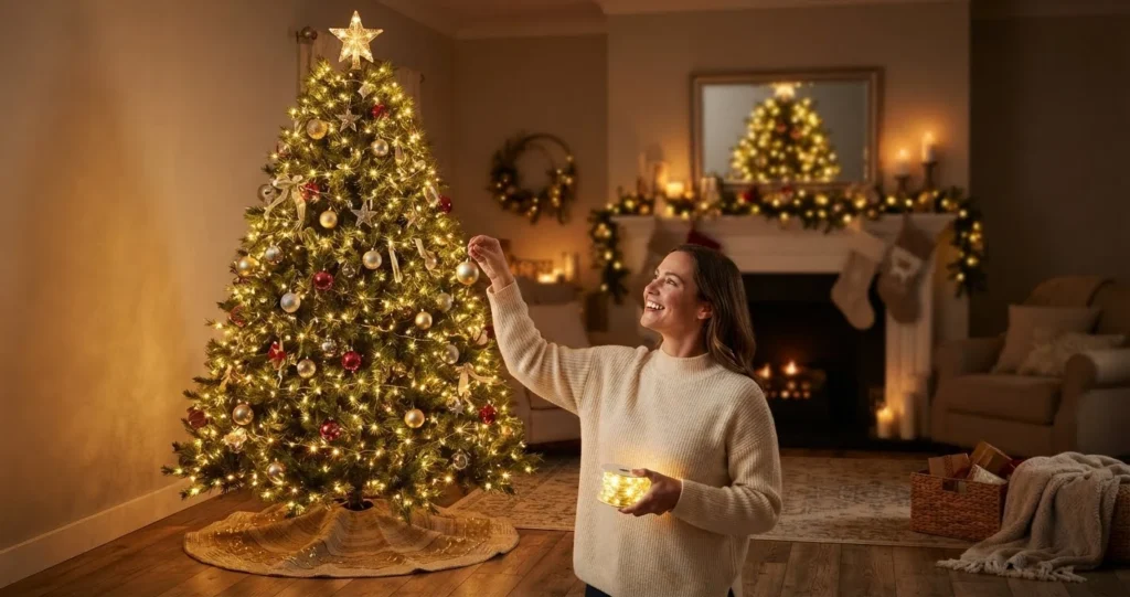 How Many Feet of Lights for an 8 Foot Tree