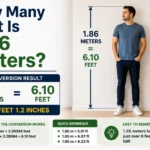 How Many Feet Is 1.86 Meters