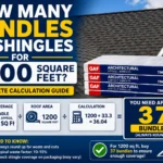 How Many Bundles of Shingles for 1200 Square Feet