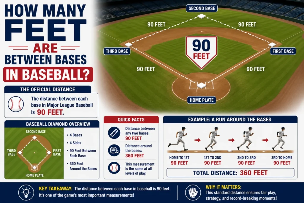 How Many Feet Are Between Bases in Baseball