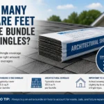 how many square feet is one bundle of shingles