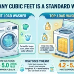 How Many Cubic Feet Is a Standard Washer
