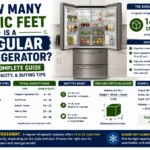 How Many Cubic Feet Is a Regular Refrigerator