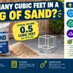 How Many Cubic Feet in a Bag of Sand
