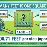 How Many Feet Is One Square Acre