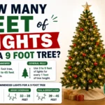 How Many Feet of Lights for a 9 Foot Tree
