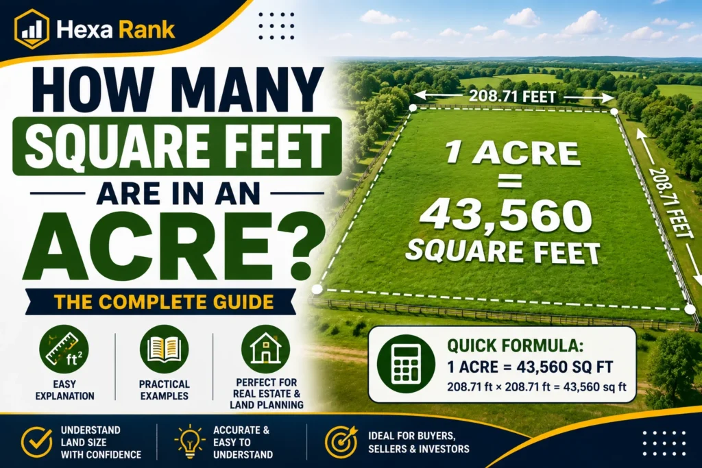How Many Square Feet Are in an Acre