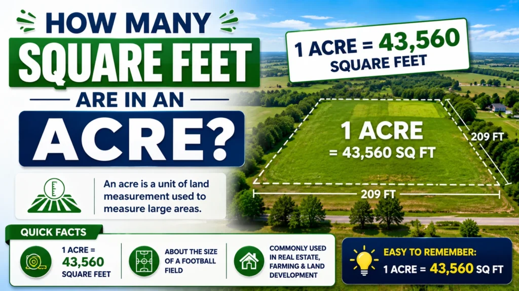 How Many Square Feet Are in an Acre