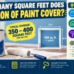 How Many Square Feet Does 1 Gallon of Paint Cover