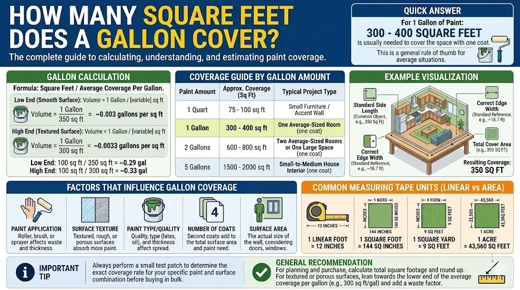 How Many Square Feet Does a Gallon Cover
