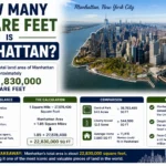 How Many Square Feet Is Manhattan