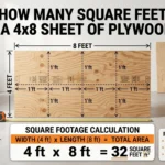 How Many Square Feet Is a 4×8 Sheet of Plywood