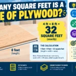 How Many Square Feet Is a Piece of Plywood