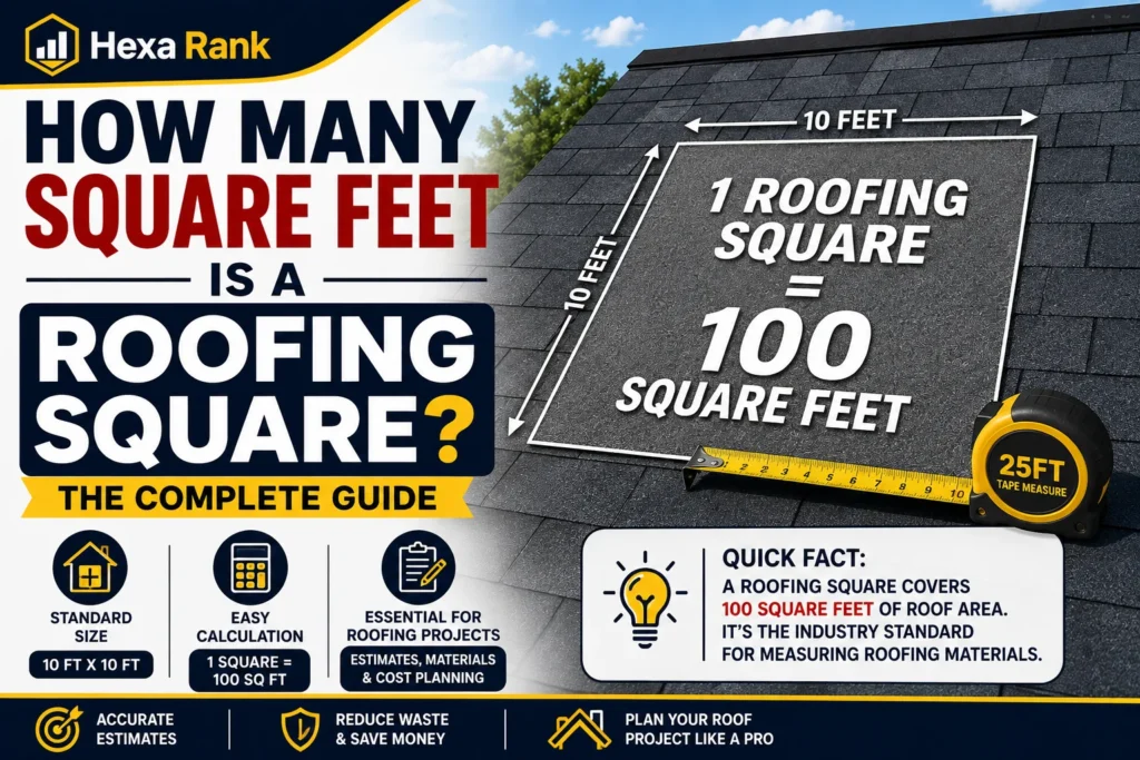 How Many Square Feet Is a Roofing Square