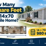 How Many Square Feet in a 14x70 Mobile Home