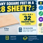 How Many Square Feet in a 4x8 Sheet