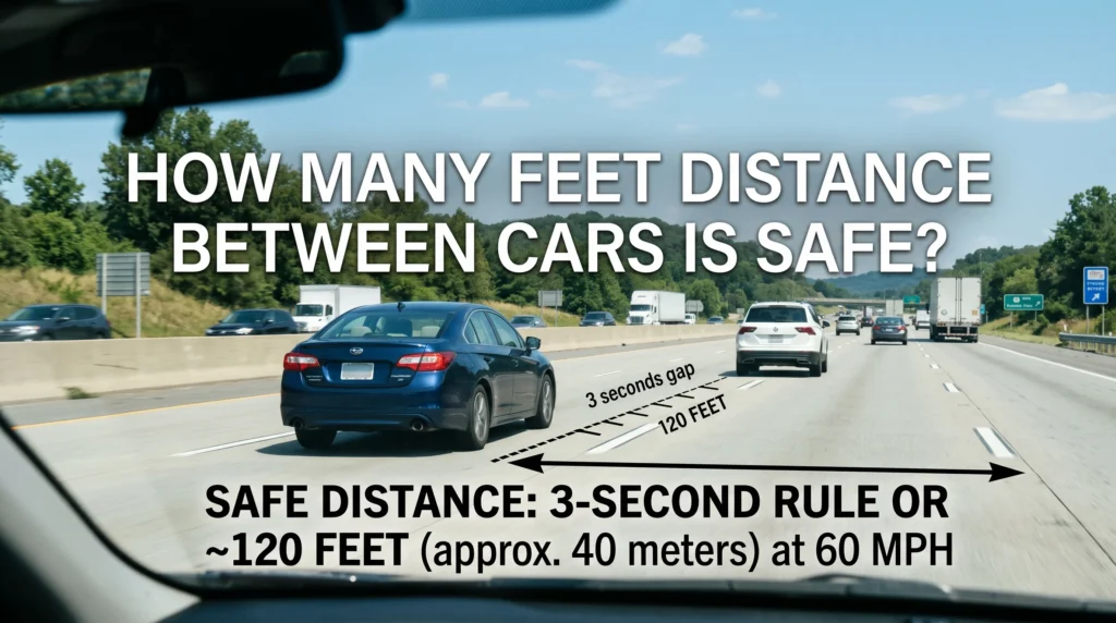 How Many Feet Distance Between Cars Is Safe