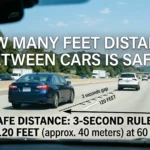 How Many Feet Distance Between Cars Is Safe