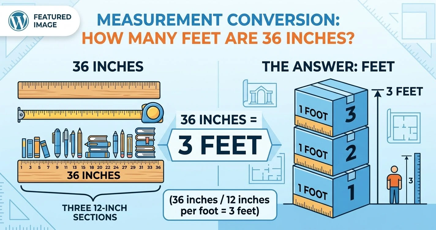 How Many Feet Are 36 Inches