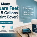 how many square feet can 5 gallons of paint cover