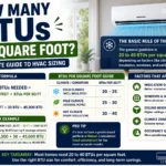 How Many BTUs Per Square Foot