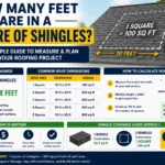 how many feet are in a square of shingles