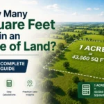 how many square feet are there in an acre of land