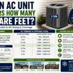 3 Ton AC Unit Covers How Many Square Feet