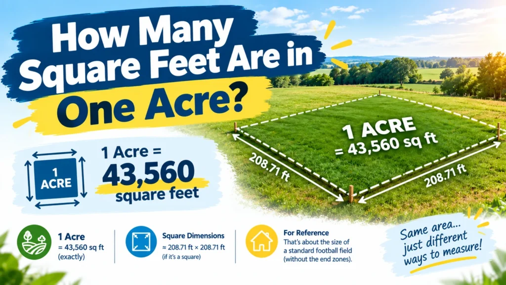 How Many Square Feet Are in One Acre