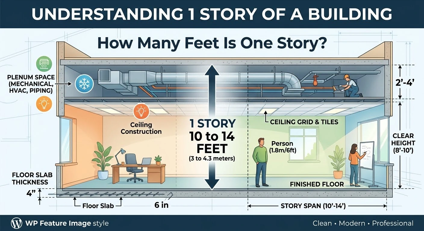 How Many Feet Is in One Story