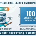 How Many Square Feet Does a Quart of Paint Cover