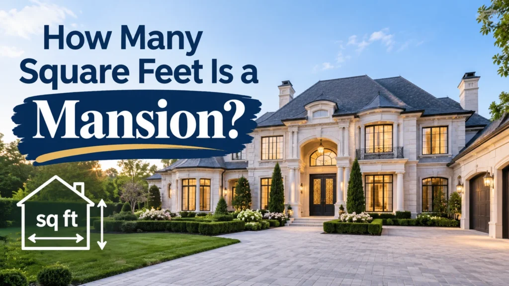 How Many Square Feet Is a Mansion