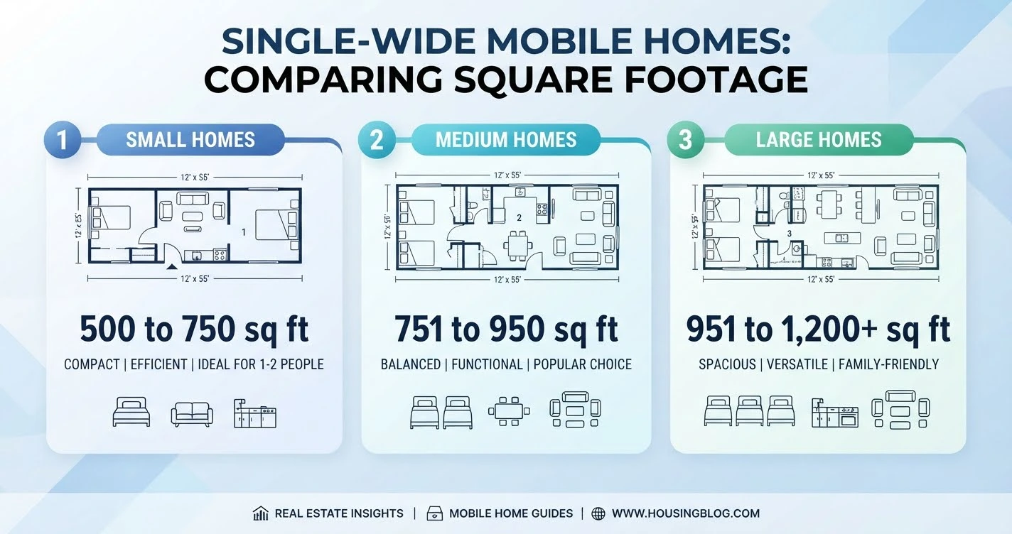 How Many Square Feet Is a Single Wide Mobile Home
