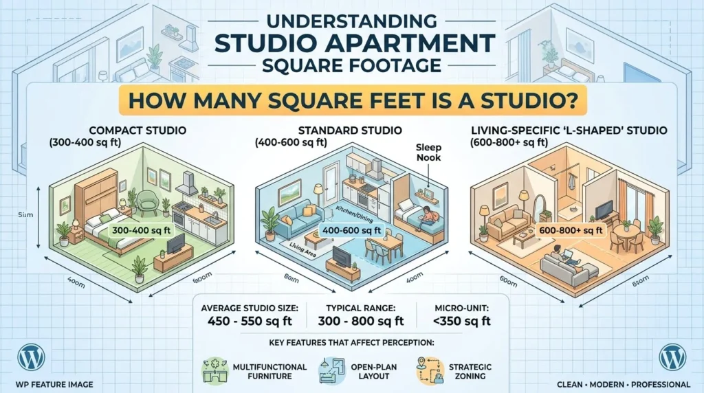 How Many Square Feet in a Studio Apartment